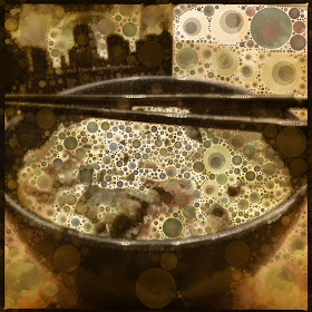 Homemade ramen filtered by Percolator