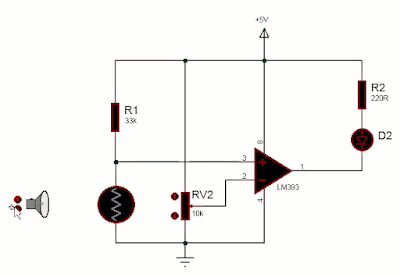 non-inverting LM393 light sensor