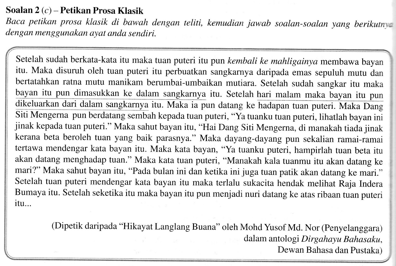 Laman Bahasa Melayu SPM: PEMAHAMAN KOMSAS ANTOLOGI Laman Bahasa Melayu SPM: PEMAHAMAN KOMSAS ANTOLOGI
