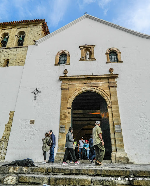Igreja do Rosário de Villa de Leyva na Colômbia