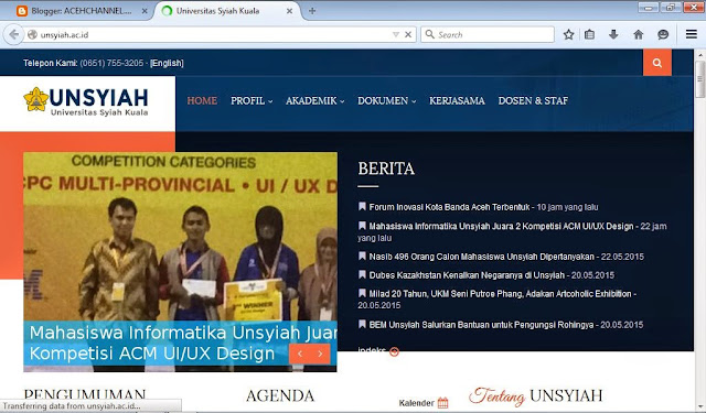 Pengumuman Beasiswa Unsyiah Tidak Dipublish di Website Resmi, Wapresma: Ada Apa Gerangan?