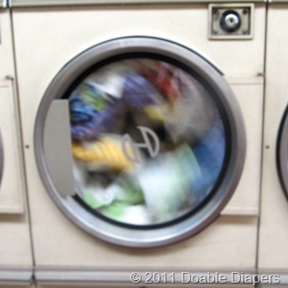 Washing Diapers at the Laundry Mat