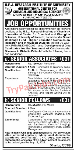 University of Karachi UOK Jobs 2022 Advertisement