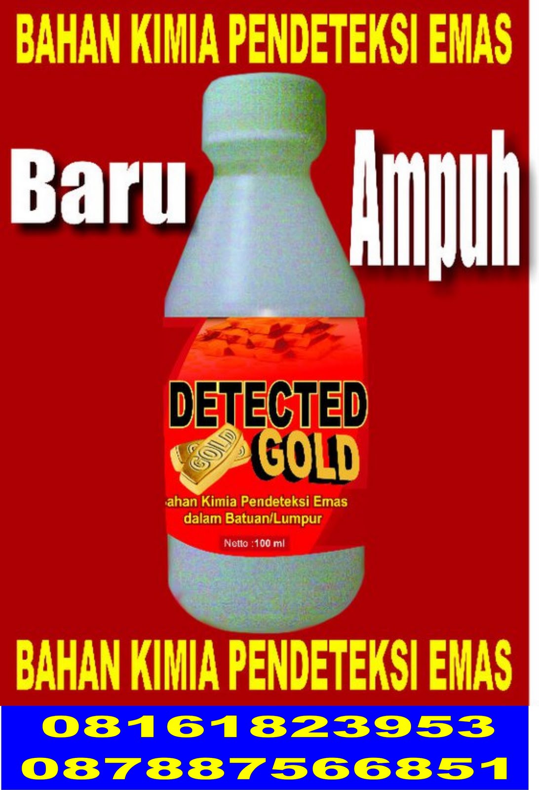 RAJA AIR RAKSA KUNING: DETECTED GOLD KIMIA YANG DAPAT