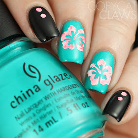 Whats Up Nails Hibiscus Stencils