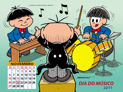 turma da monica - Calendários: novembro/2011