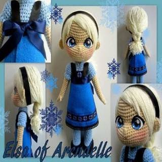 PATRON ELSA FROZEN AMIGURUMI 28530