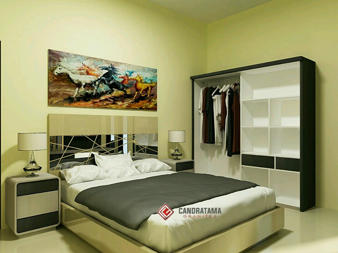 Jasa Desain Interior Desain Kamar Tidur Pasangan Kediri Interior