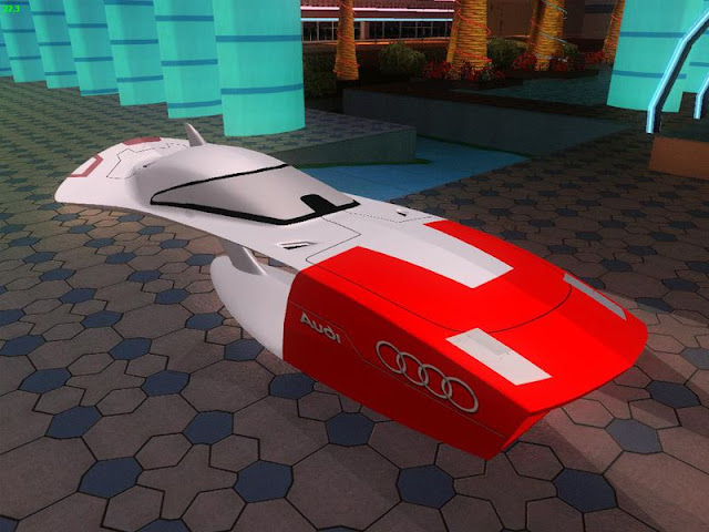 Akhirnya sesudah dalam proses pengerjaan yang usang Audi Calamaro Flying Car Mod GTA SA