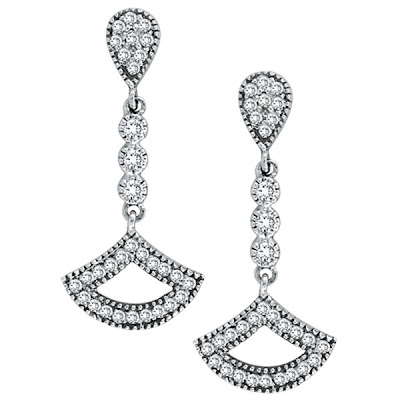 diamond chandelier earrings. Diamond Chandelier Earrings