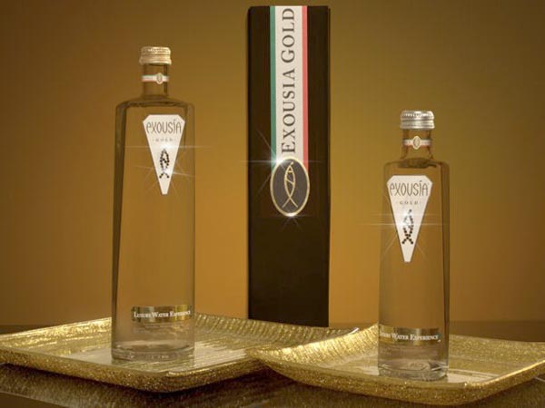 Exousia Gold, Most Expensive Bottled Waters