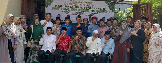 PW IKA BKPRMI SUMUT Laksanakan Acara Halal Bihalal Hari Raya Idul Fitri 1445 H