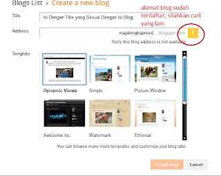 bikin blog hanya 3 menit