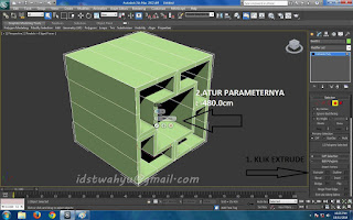 Membuat nakas mengunakan 3ds max  pemula