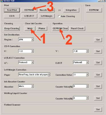 Reset Canon IP2770 Error 5B00