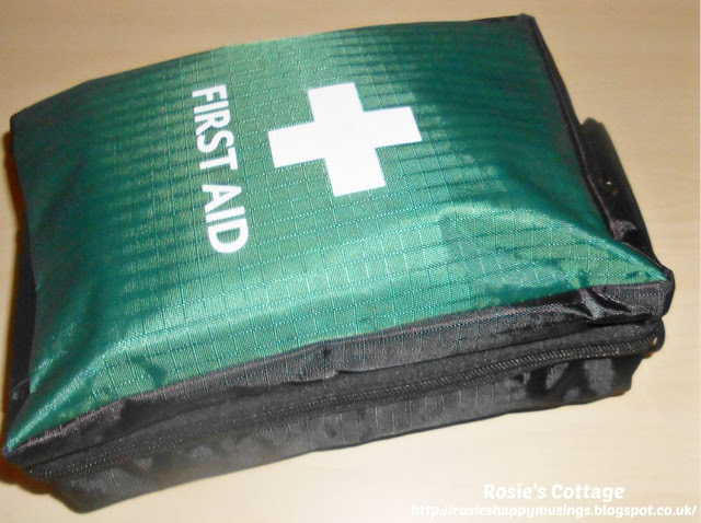 Creating a first aid kit for the home - ordering supplies.