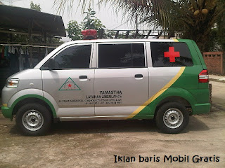 Suzuki APV Ambulan, Iklan baris Mobil Gratis