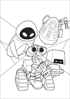 Great WallE Coloring Pages to print