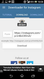 Cara Download Gambar Instagram di Android