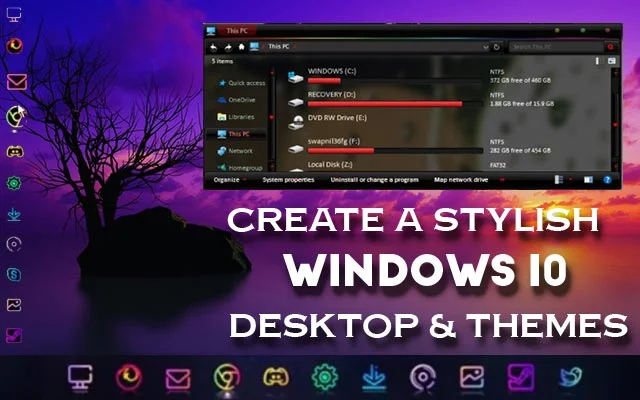 Create-a-Stylish-&-Awesome-Windows-10-Desktop-Themes-2021