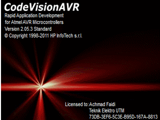 Tutorial Running LED With Code Vision AVR and Proteus
