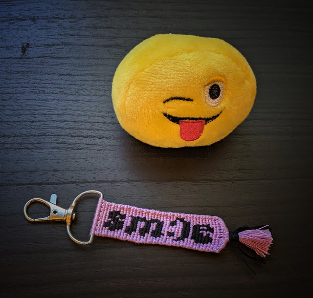 smile keychain