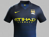 Man City Away Kit (images) manchester city new nike away 2013/14 kit
revealed