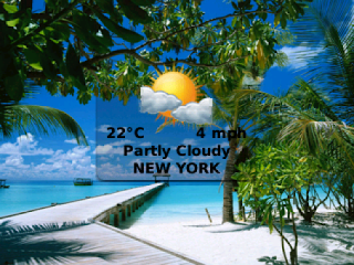 Weather Widget v1.6 BlackBerry