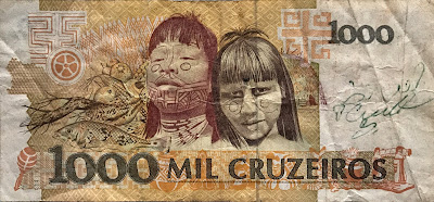 Brazil Banknote - Brazil 1000 Cruzeiros banknote 1991