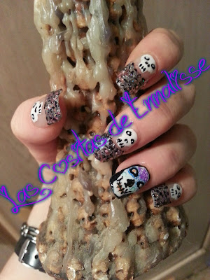 Nail Art - Catrina - Manicura calaveras halloween