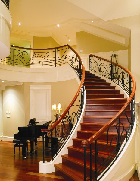 Fabulous Wood Stair Railings Interior Design 465 x 600 · 81 kB · jpeg