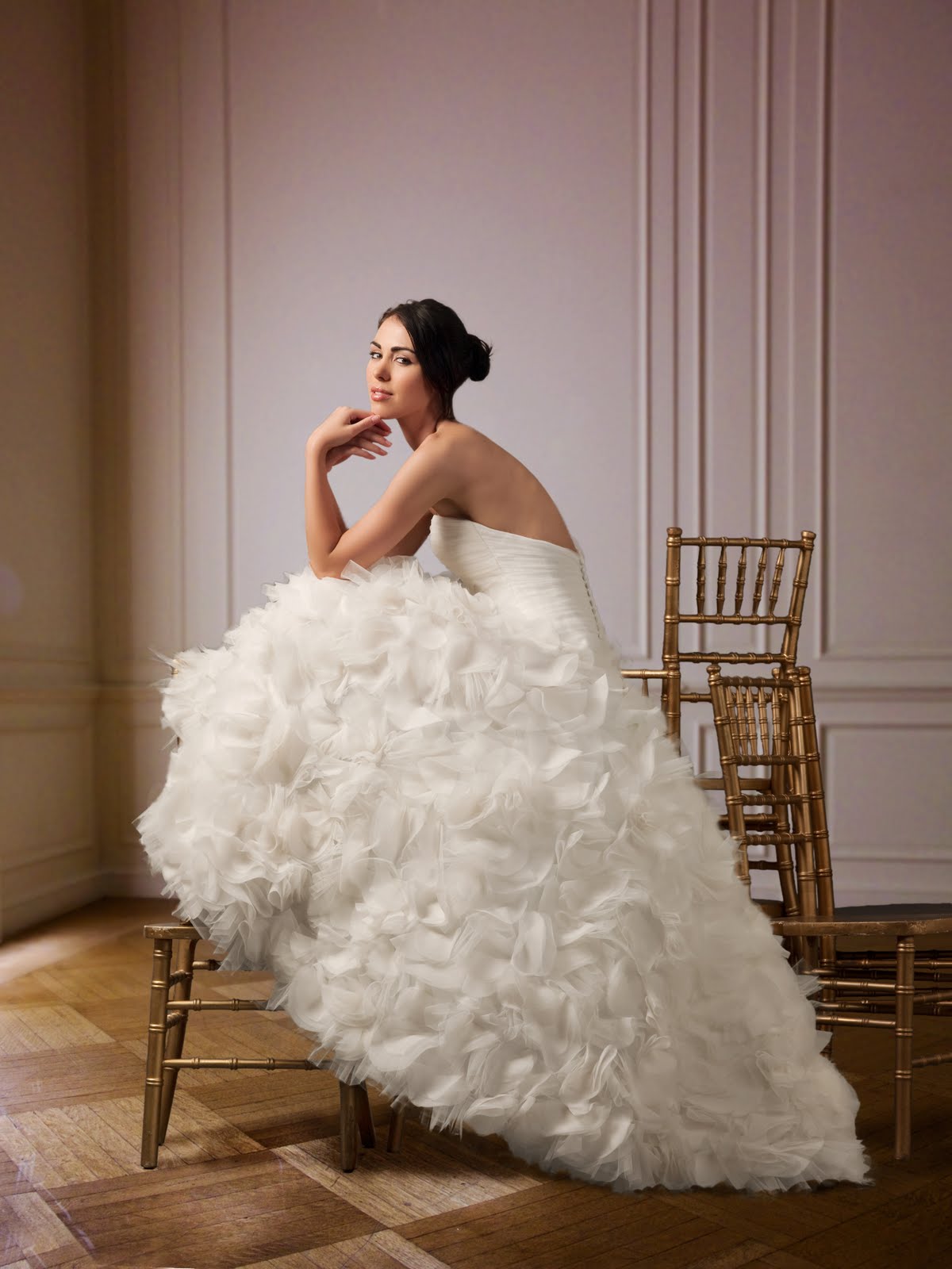 a wedding dress designer