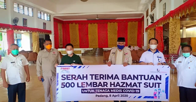 CV Tjahaya Baru Bantu 500 APD Bagi Tenaga Medis di Kota Padang.