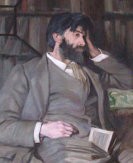Charles Wellington Furse (1868-1904) Portrait of Robert Bridges, (1894) Private collection