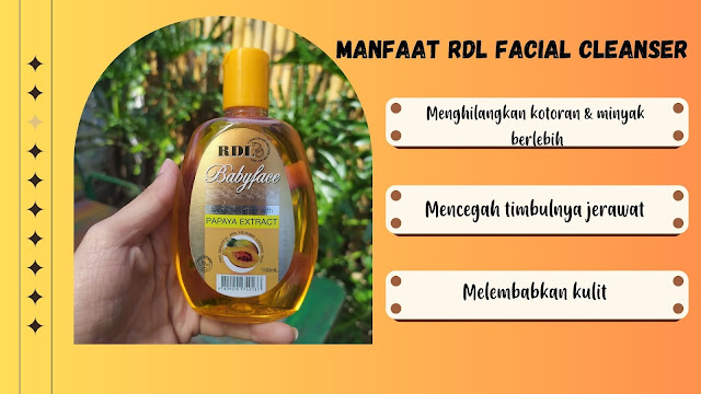 manfaat RDL facial cleanser