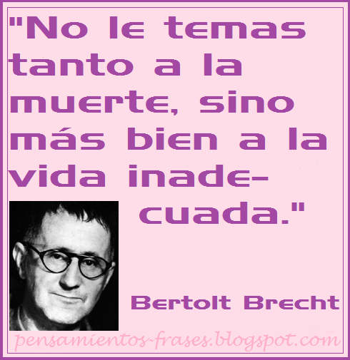 frases de Bertolt Brecht