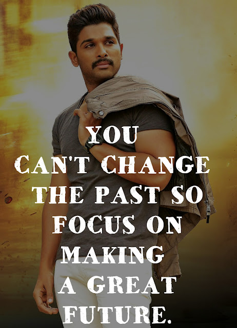 allu arjun motivational collection or images or pics or wallpapers