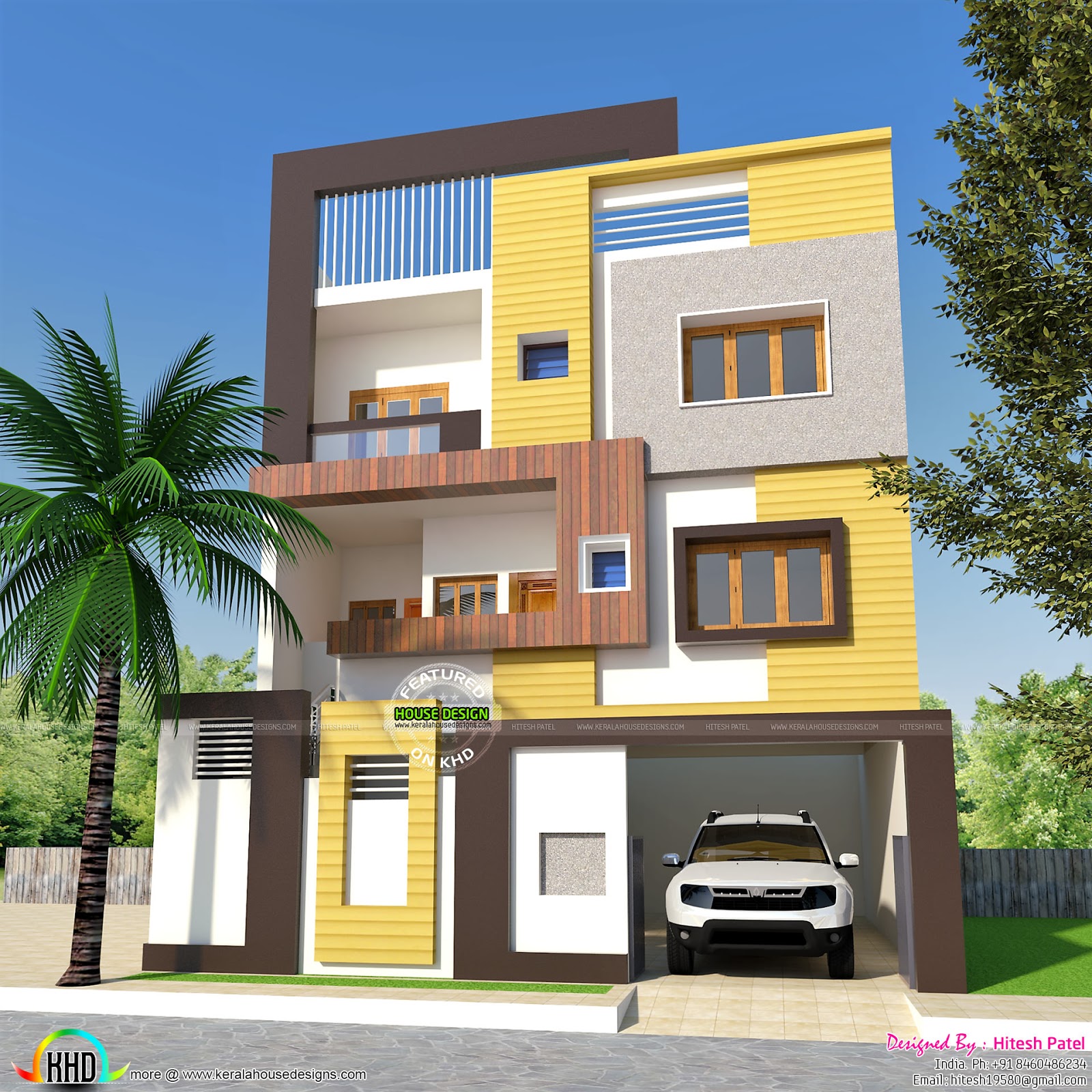 2 BHK small double storied home  1200 sq  ft  Kerala home  