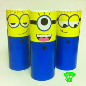 Printable Despicable Minion Toilet Paper Craft