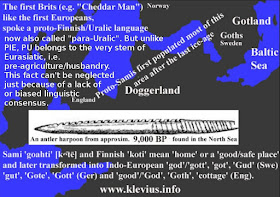 Native Brits from Doggerland spoke a proto-Finnish/Uralic (Eurasiatic) language