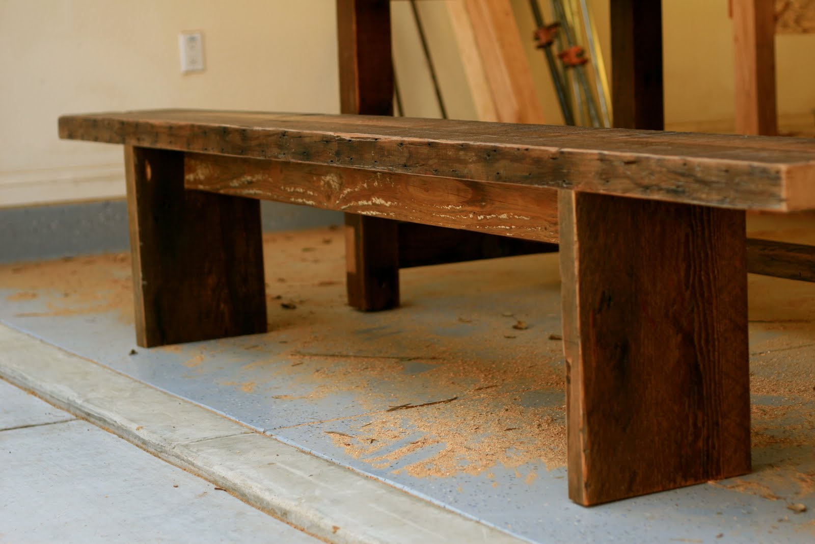 Arbor Exchange | Reclaimed Wood Furniture: Echo Park 8ft Table + Benches