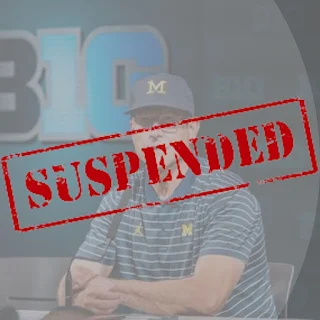 Harbaugh Suspended, Michigan Banned From Postseason