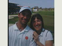 Stacy with Puerto Rican golfer Rafael Campos