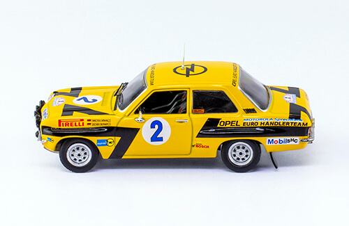 wrc coleccion salvat argentina, opel ascona 1.9sr 1:43 walter rohrl