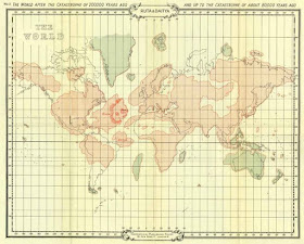 Mapa Atlantida e Lemuria a 80 mil anos