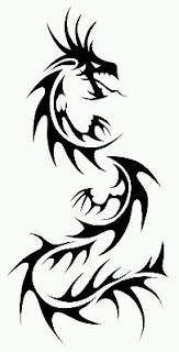 Tatoos y Tatuajes de Dragones en Blanco y Negro, parte 2