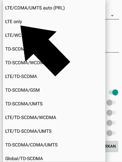 Cara Merubah Jaringan 3G Ke 4G Only Dengan Kode Dial Di Android