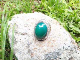 Cincin Batu Bacan Palamea Big Size BC033 Kristal Indah Harga Terjangkau