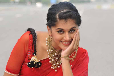 tapsee unseen in red sareepink dress unseen pics