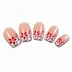 Stylish Glue Artificial Nails with Flower